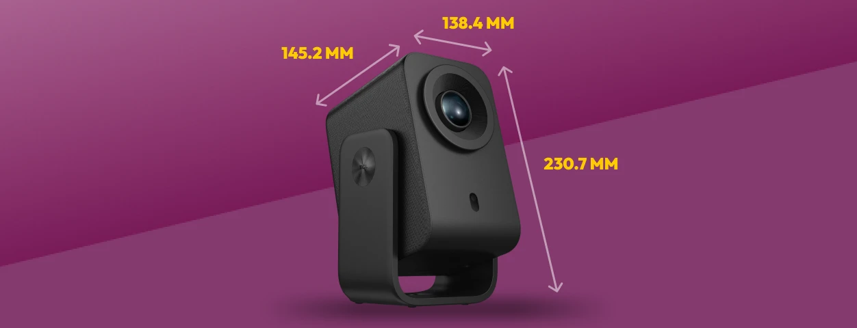 Afmetingen TCL projector