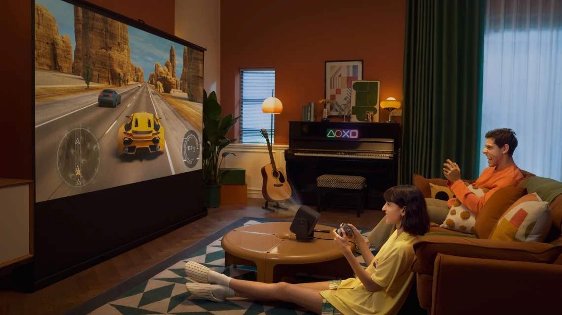 TCL projector gamen
