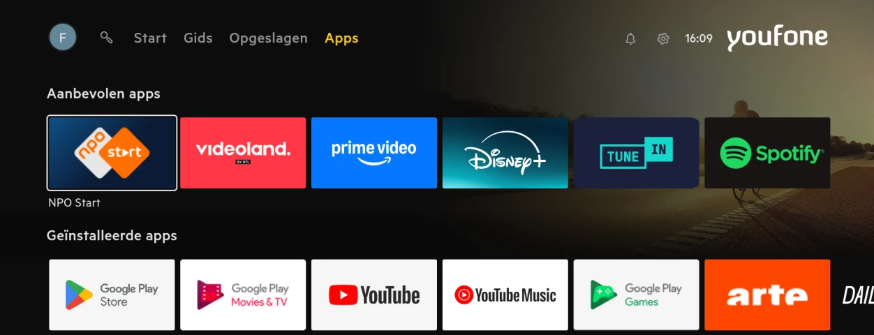 app scherm