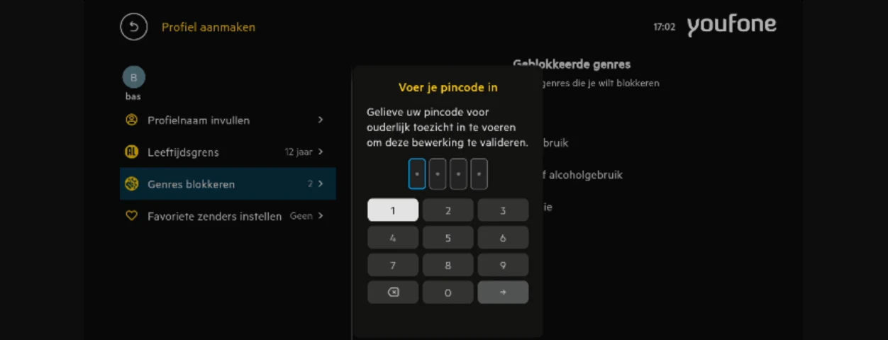 pincode invoeren