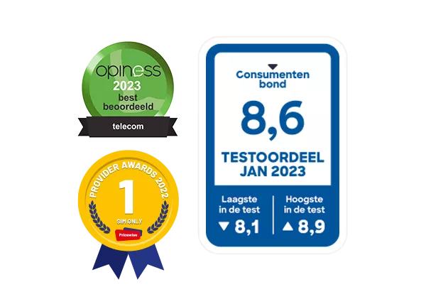 awards van pricewise, opiness en consumentenbond