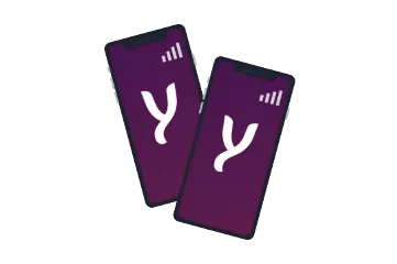 telefoon met youfone logo