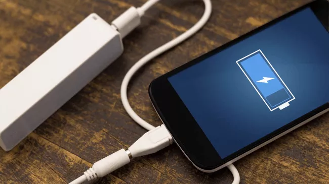 telefoon met powerbank